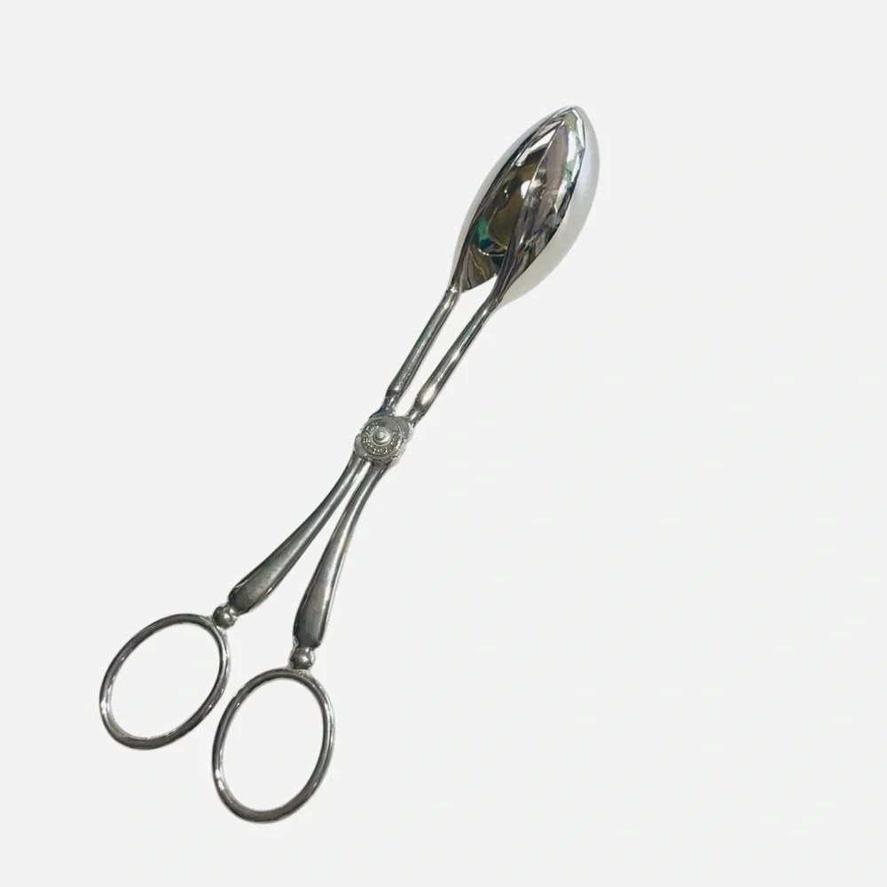 Silver Plated Tongs vintage silver